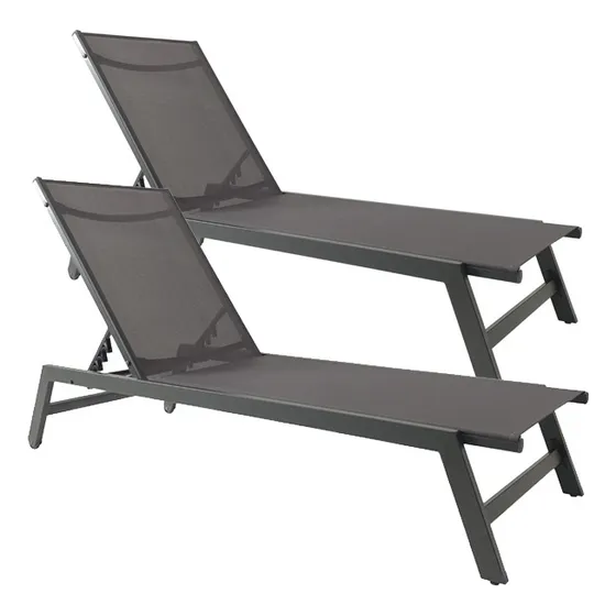 Set De Reposeras Tribeca Krabi X2 Unidades