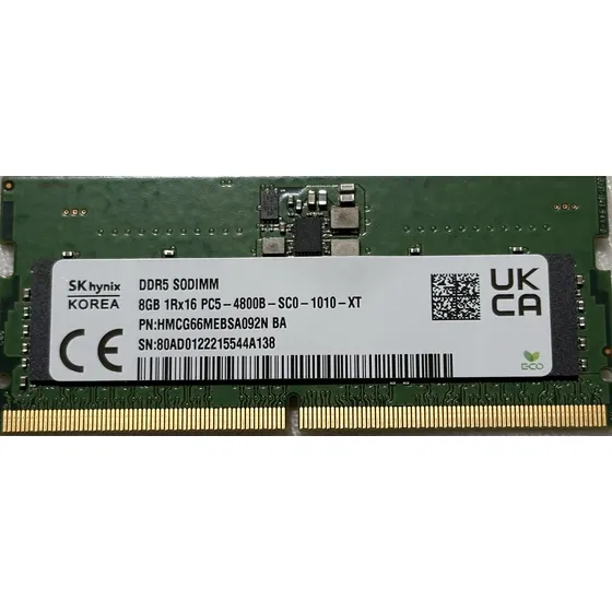Memoria Ram Ddr5 Sk Hynix 2 X 8gb