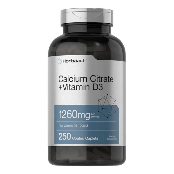 Suplemento Calcio 1260mg 250 Pastillas Horbaach