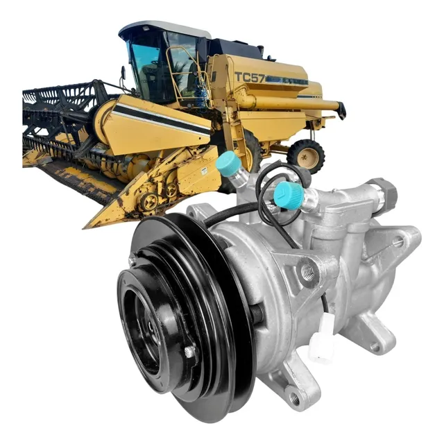 Compressor Ar Condicionado Colheitadeira Tc 57