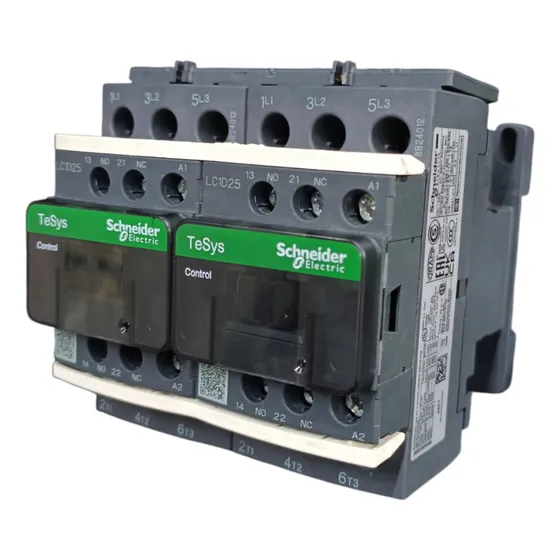Reversible Schneider 7.5hp/220v 15hp/440v 25a 3p Bobina 110v