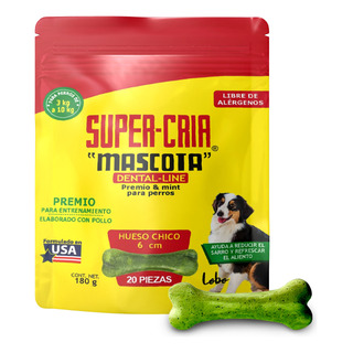 Premio Para Perro Dental Line Super Cria Hueso Ch 20pz 180g Premio Para Perro Dental Line Super Cria Hueso Ch 20pz 180g