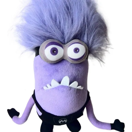 L Diablo De Muñeco De Peluche Minion Morado