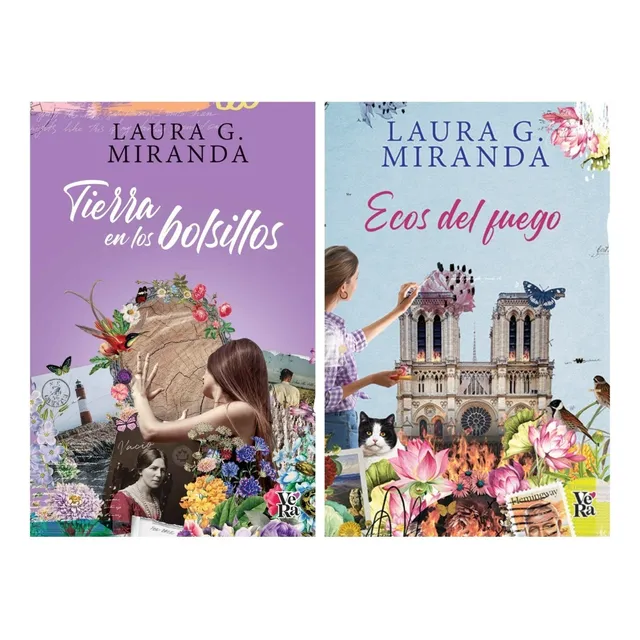 Tierra Bolsillos + Ecos Fuego - Laura Miranda - 2 Libros V&r