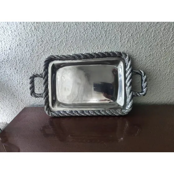 Bandeja De Pewter Mexicano