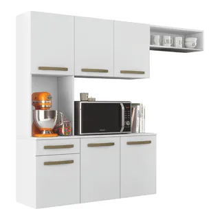ArmĂĄrio De Cozinha Completa Suspenso Com BalcĂŁo Branco ArmĂĄrio De Cozinha Completa Suspenso Com BalcĂŁo Branco