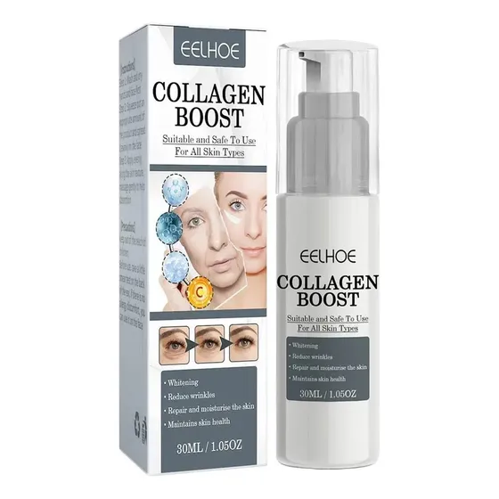 Sérum antienvejecimiento 3 en 1 Eelhoe Collagen Boost, 30 ml, para todo tipo de piel