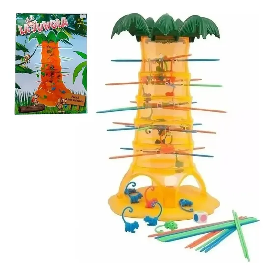 Juego De Mesa La Jungla Monitos  E.full