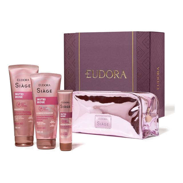 Eudora Siàge Kit Presente Dia Das Mães 4 Itens Eudora Siàge Kit Presente Dia Das Mães 4 Itens