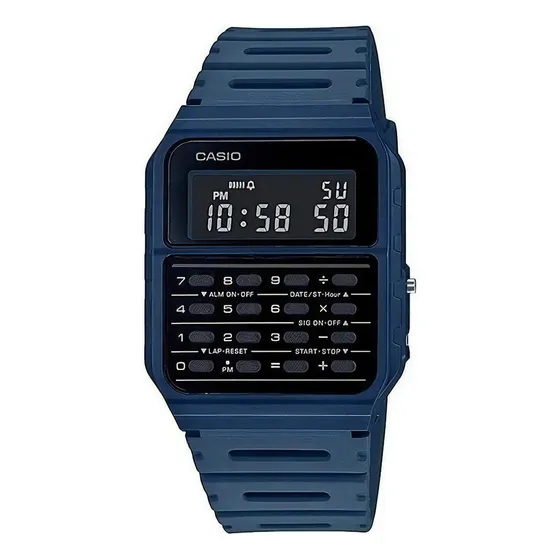 Reloj Calculadora Clasico Casio Ca-53wf-2b Azul