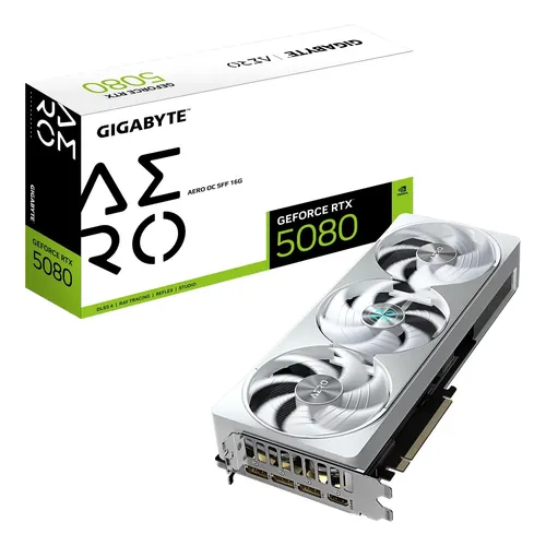 Placa De Video Gigabyte Geforce Rtx 5080 Aero Oc Sff 16g, Si