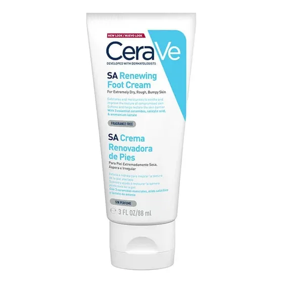Crema Renovadora De Pies Cerave Con Ácido Salicílico X 88 Ml