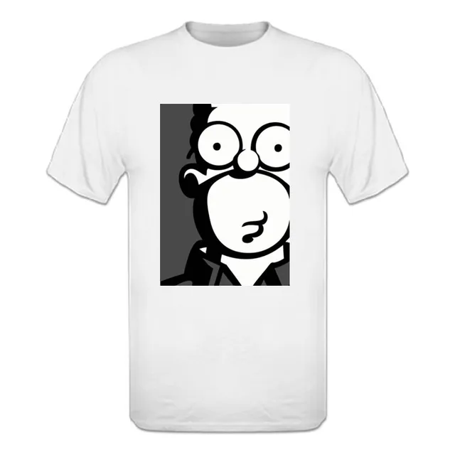 Franela Personalizada De Algodón Homero Simpson