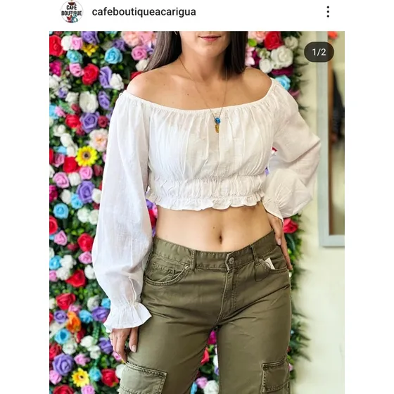 Blusa De Damas Manga Larga Stradivarius Talla M