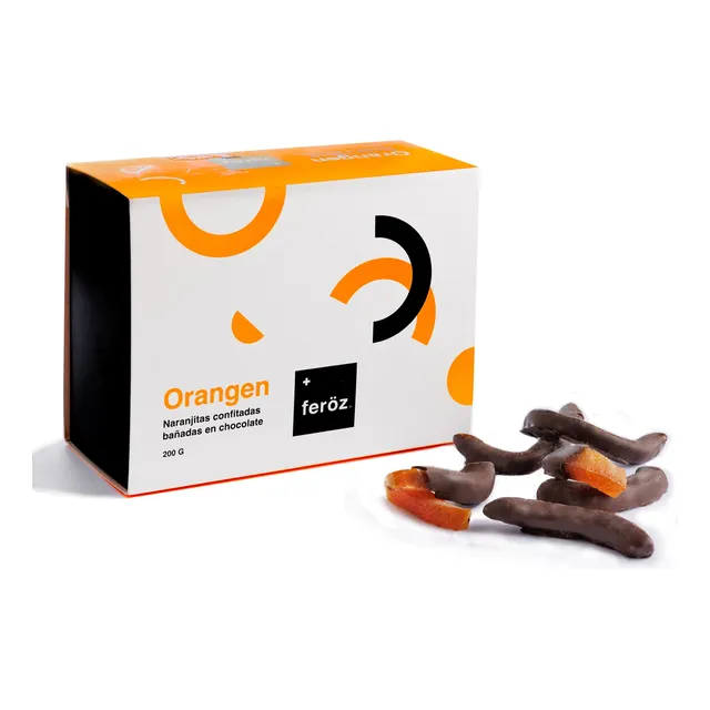 Naranjitas Confitadas Bañadas En Chocolate - 200 G.
