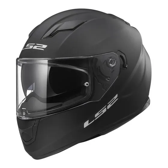 Casco para moto integral LS2 Stream Evo FF320 matt black solido talle XL