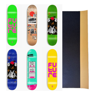 Shape De Skate Maple Future + Lixa Emborrachada Importada Shape De Skate Maple Future + Lixa Emborrachada Importada