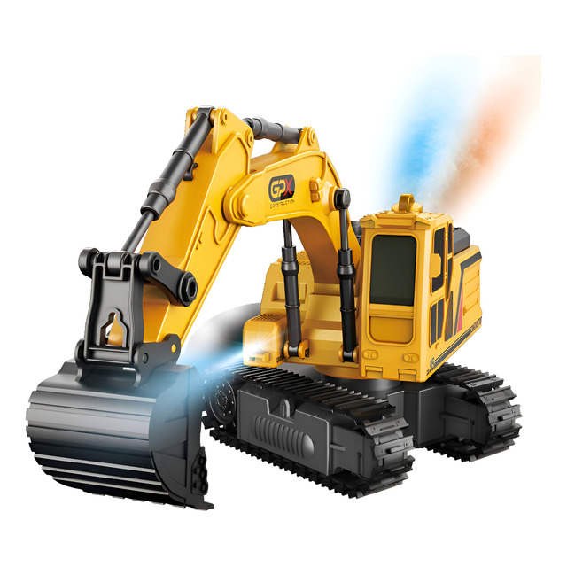 Trator Controle Remoto Infantil Luzes Solta Fumaça Maxi Toys