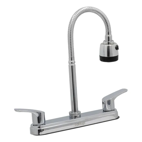 Llave Mezcladora Fregadero Tarja Cocina Pato 2 Funciones
