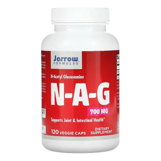 Jarrow Formulas, N-a-g, 700 Mg, La Forma Versátil De Glucosamina Que Respalda La Salud Intestinal Y De Las Articulaciones,  Es El Precursor Del Cuerpo Del Ácido Hialurónico, 120 Cápsulas Veganas