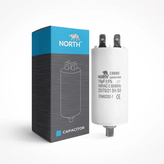Capacitor Marcha 10 Uf Microfaradios North 450 Vac