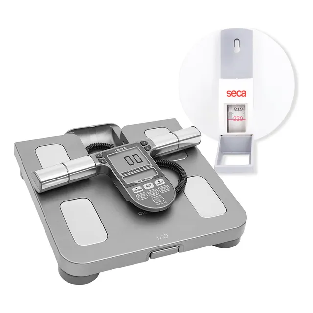 Balanza Digital Omron 514c + Tallimetro De Pared - Topmedic