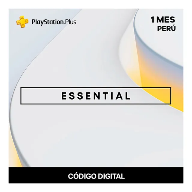 Playstation Plus Essential 1 Meses Peru (codigo Digital)