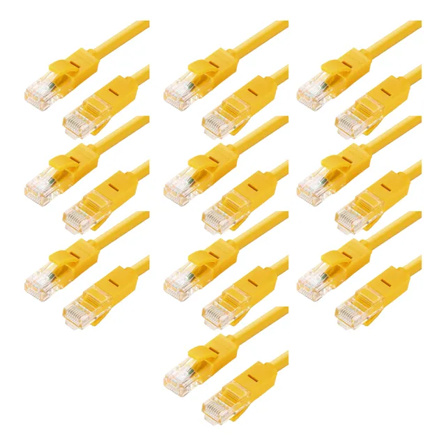 10 Cables Ugreen Utp Ethernet Cat 6 Amarillo 5 Mts  15862