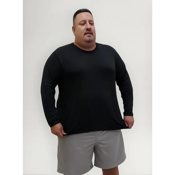 Camisas Plus Size Proteção Solar Uv+50 Segunda Pele G1-g2-g3