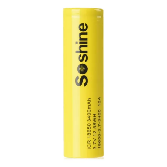 Bateria Pila Recargable Soshine 18650 3400mah Ideal  Visores