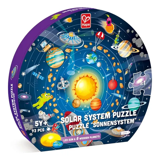 Solar System Puzzle Hape (93 Pzs)