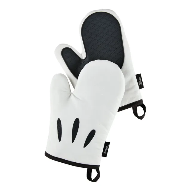 Diseny  1 Par Guantes De Tela  25x18cm  Blanco Negro 49041