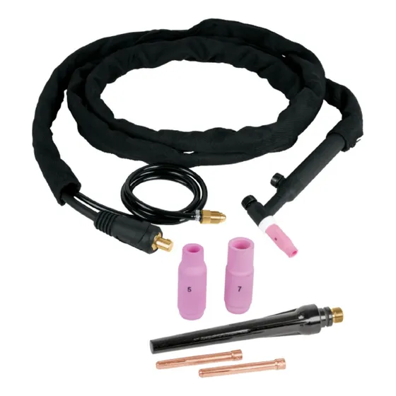 Juego 8 Pz Antorcha Y Accesorios Soldadorasproceso Tig 14112 Color Negro