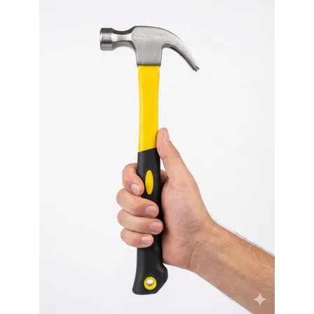 Martelo Unha Cabo 400g Cabo Emborrachado E Resistente