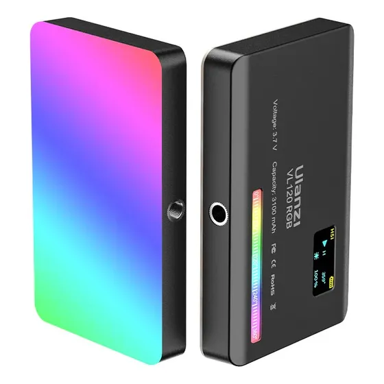 Panel De Luz Led Ulanzi Rgb Recargable