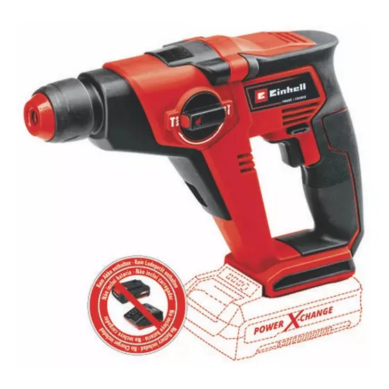 Rotomartillo Inalámbrico 1.3 Sds Plus Einhell Te-hd 18/12 Li Color Rojo