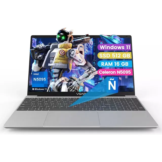 Laptop 2 En 1 Celeron N5095 16gb Ram 512gb Ssd 15.6in