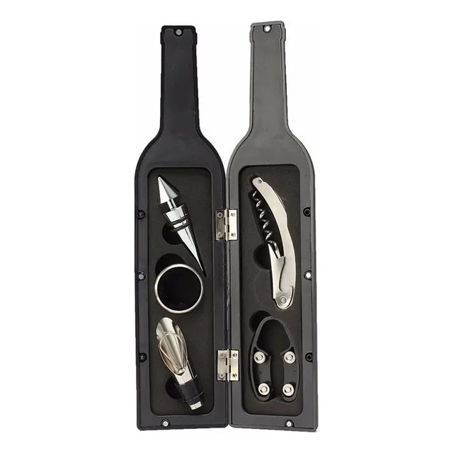 Set/kit Sacacorcho Vino Licor Whisky Botella 5 Piezas