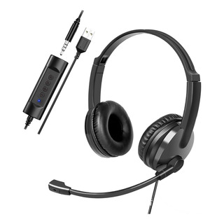 Audífonos Alámbricos Diadema Call Center Con Micrófono Audífonos Alámbricos Diadema Call Center Con Micrófono