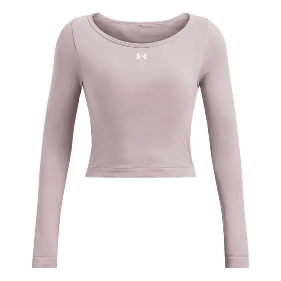 Polera Manga Larga Vnshseamless Mujer Gris Under Armour