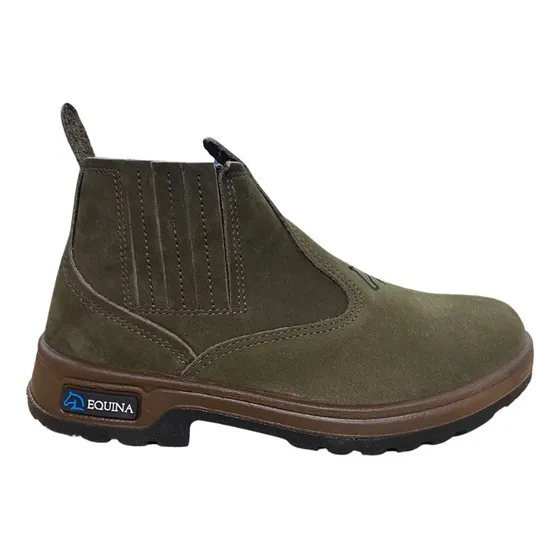 Bota Calzado Equina Simil Cuero Impermeable Modelo Agrícola