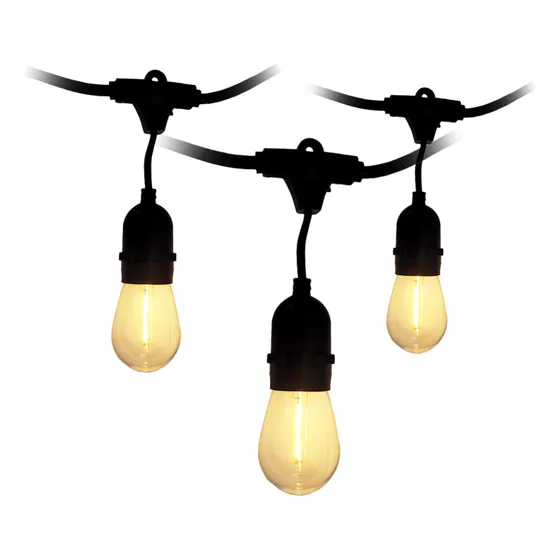Cadena De Luces Led Con Panel Solar Eurolite