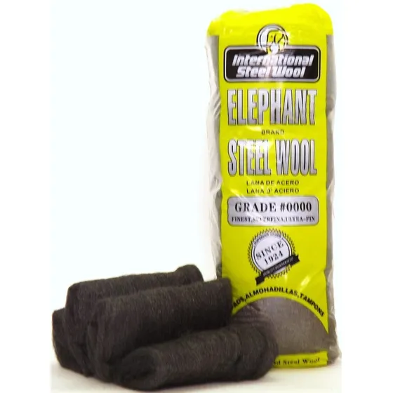 0000 Lana Acero Mano Pads Caso 12