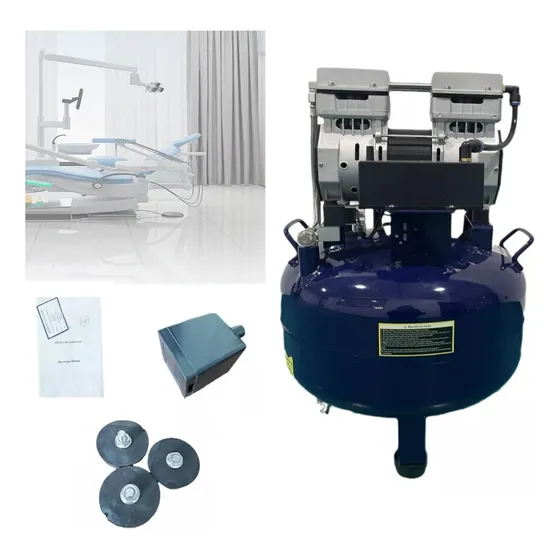 110v Compresor De Aire Libre De Aceite. Silencioso 41x41x62