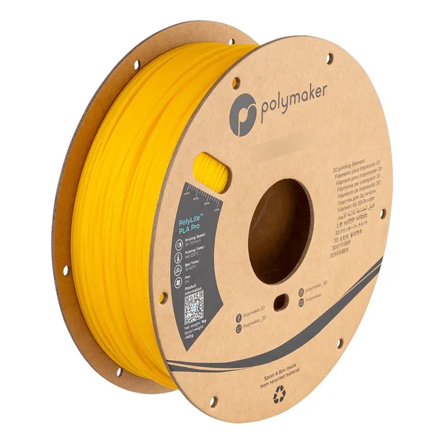 Filamento Polymaker Polylite Pla Pro 1.75mm 1kg Profesional Color Amarillo