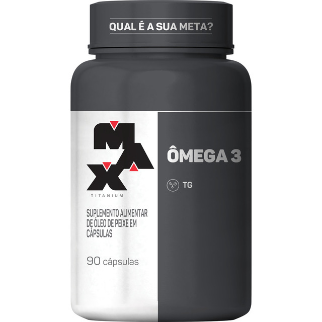 Ômega 3 90 Cápsulas Suplemento Academia Max Titanium Ômega 3 90 Cápsulas Suplemento Academia Max Titanium