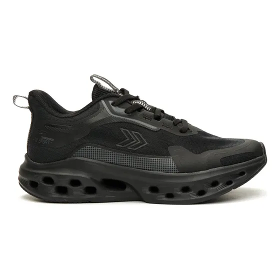 Zapatilla Deportiva Para Mujer Total Negra Malva Atomik