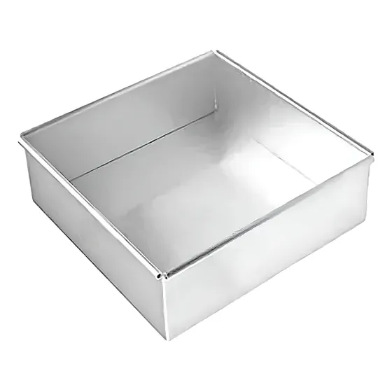 Molde Cuadrado Altura 6 Nº24 24x24cm Color Metal