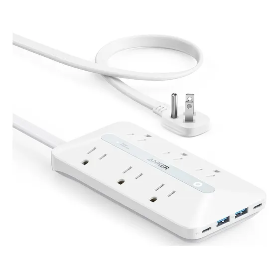 Regleta Anker | Modelo A91f2121 | 10 Tomas | 2 X Usb