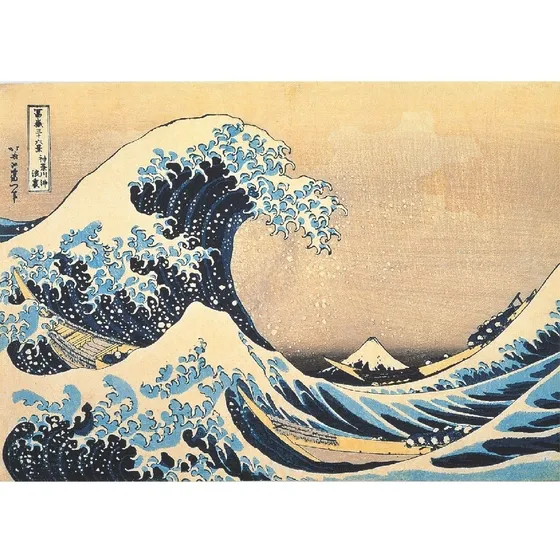 Rompecabezas 1000 Piezas Luminoso La Gran Ola De Kanagawa